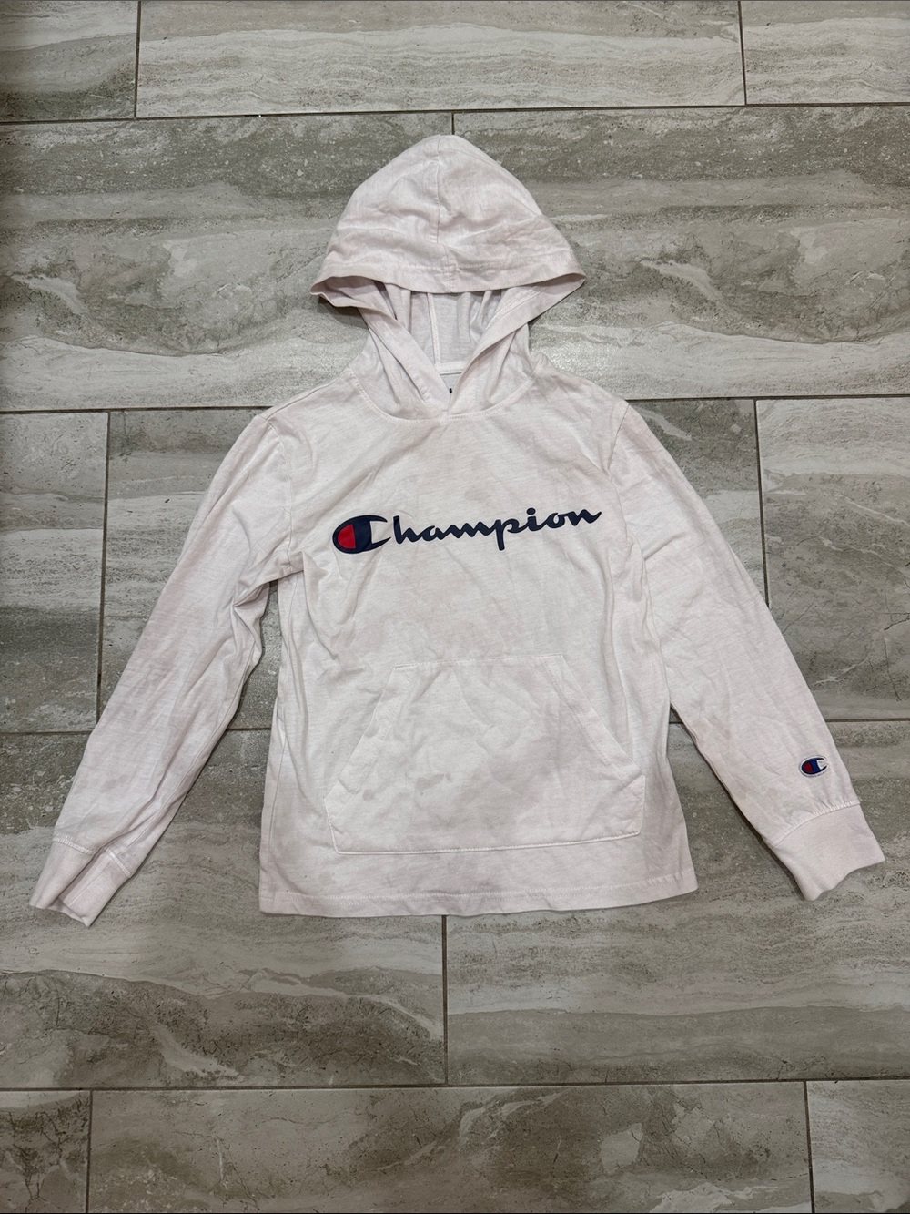 Champion Script Logo Hooded Pullover